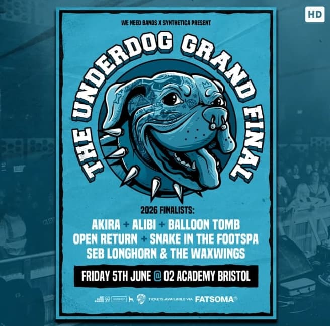 O2 Academy gig poster